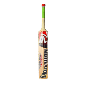 Motivators "Elite Pro 100" English Willow Cricket Bat – Grade 1 (8+ Grains) Red