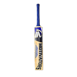 Motivators "Elite Pro 100" English Willow Cricket Bat – Grade 1 (8+ Grains) Blue