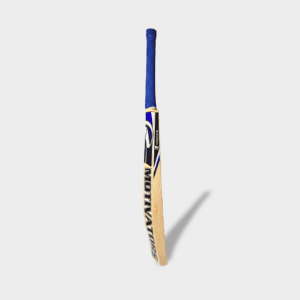 Motivators "Elite Pro 100" English Willow Cricket Bat – Grade 1 (8+ Grains) Blue - Image 4