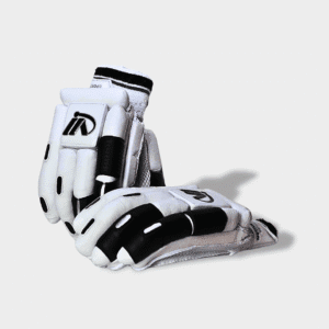 Motivators “BlackCore 4500” Batting Gloves – Dual Tone Edition (Black & White) - Image 2