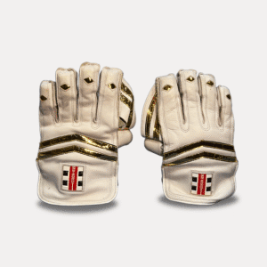 Gray-Nicolls Replica Wicket Keeping Gloves – Pro White Edition (2024) - Image 1