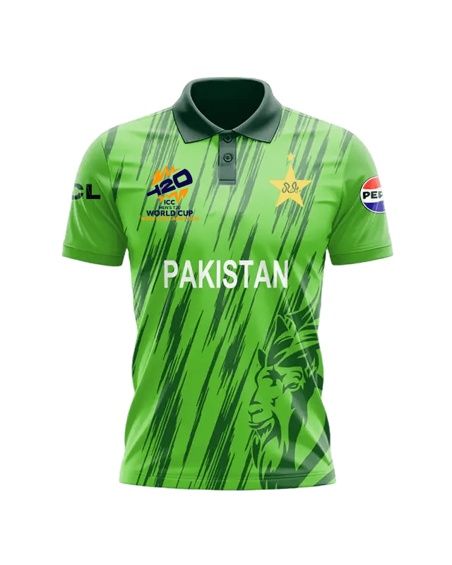 Pakistan Cricket PCB T20 WorldCup Jersey 2026 - VANGUARD - MARKHOR EDITION - CUSTOMIZABLE