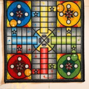 Experience Classic Family Fun with Our Premium Ludo Carpet Game