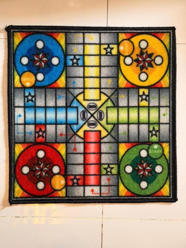 Experience Classic Family Fun with Our Premium Ludo Carpet Game