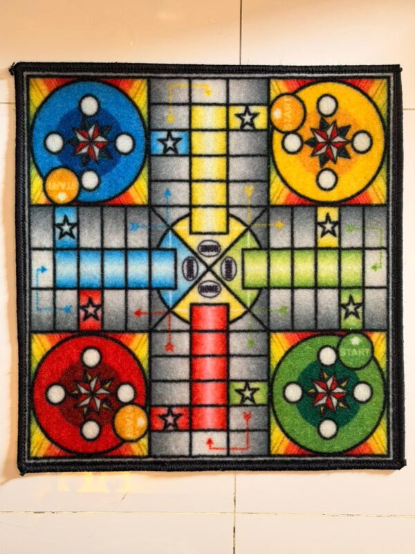 Ludo Carpet Game – Big & Small Size with Chips Ludo Carpet Game – Big & Small Size with Chips