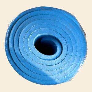 8mm eco-friendly PVC yoga mat in blue