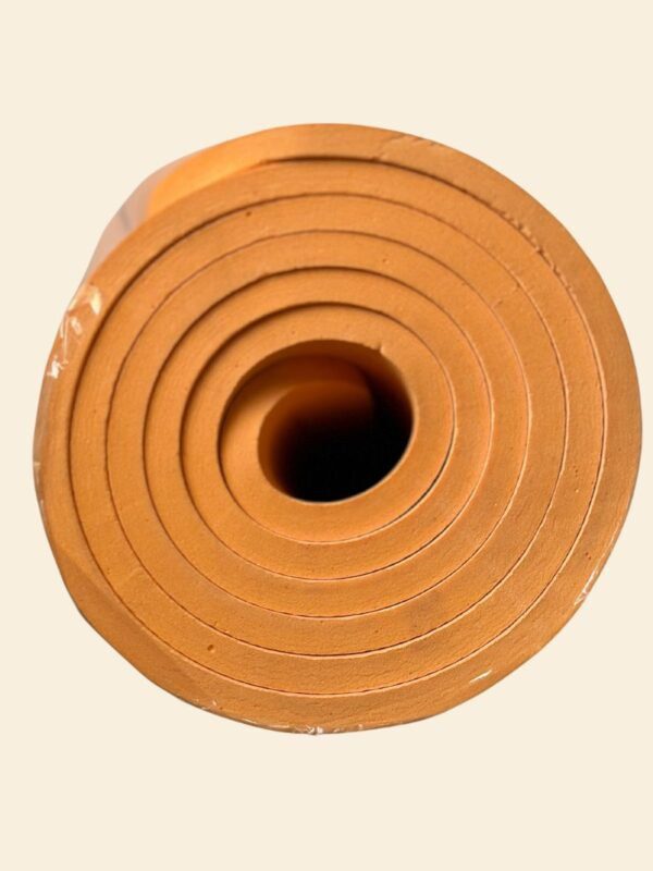 8mm eco-friendly PVC yoga mat in orange