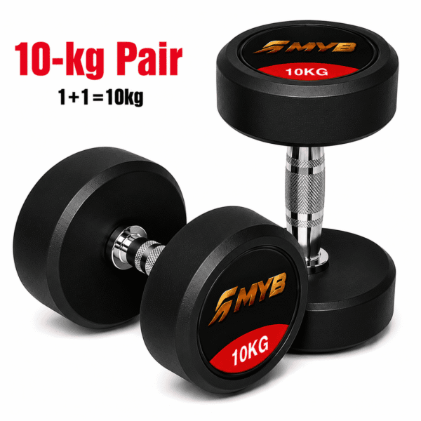 MYB Sports 10 KG Dumbbell Pair MYB Sports 10 KG Dumbbell Pair