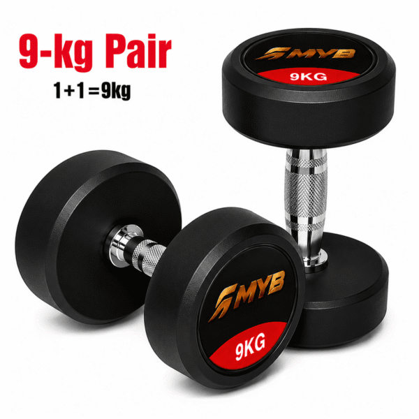 MYB Sports 9 KG Dumbbell Pair MYB Sports 9 KG Dumbbell Pair