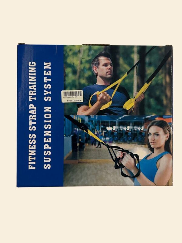 Suspension training straps for bodyweight workouts