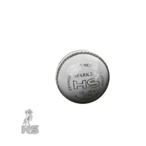 HS Spark 300 Cricket Ball (White) - Image 1