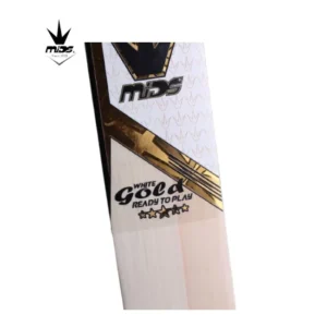 MIDS White Gold Cricket Bat - Image 3